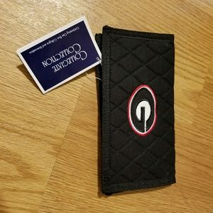 NCAA GEORGIA QUILTED PURSE WALLET